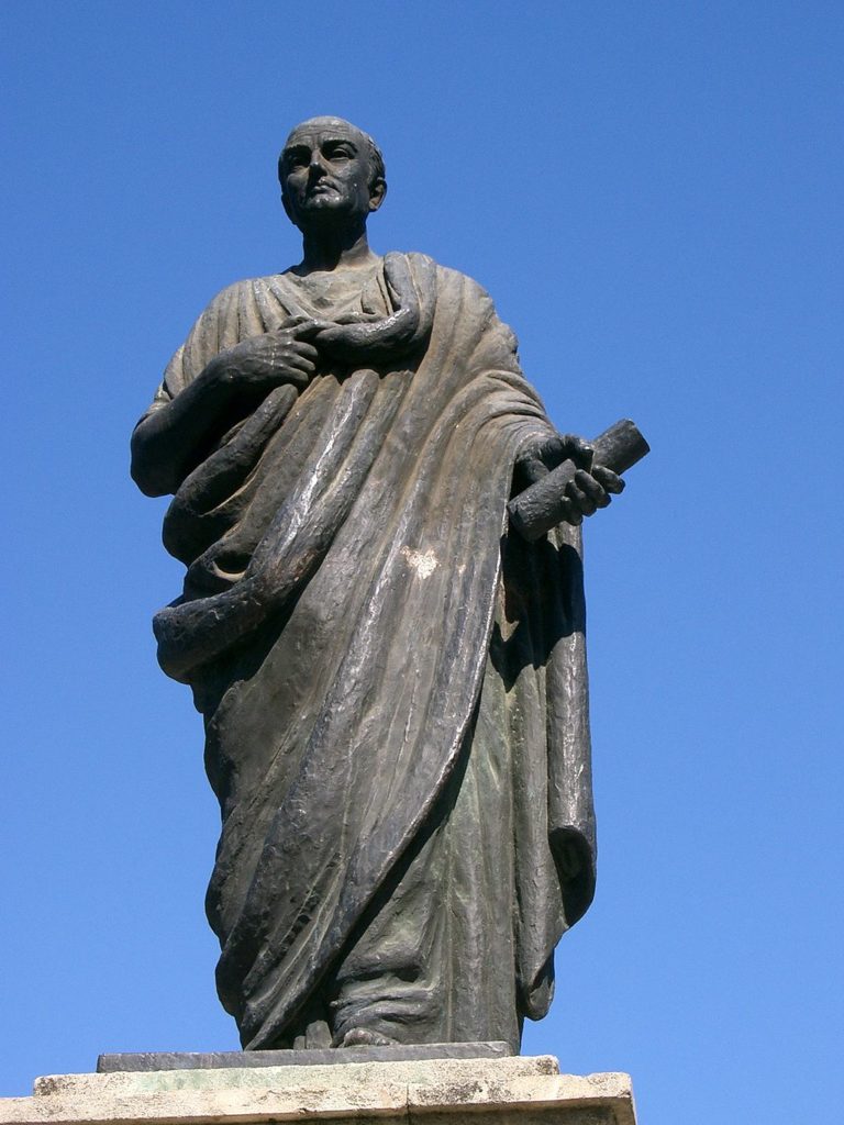 statue sénèque